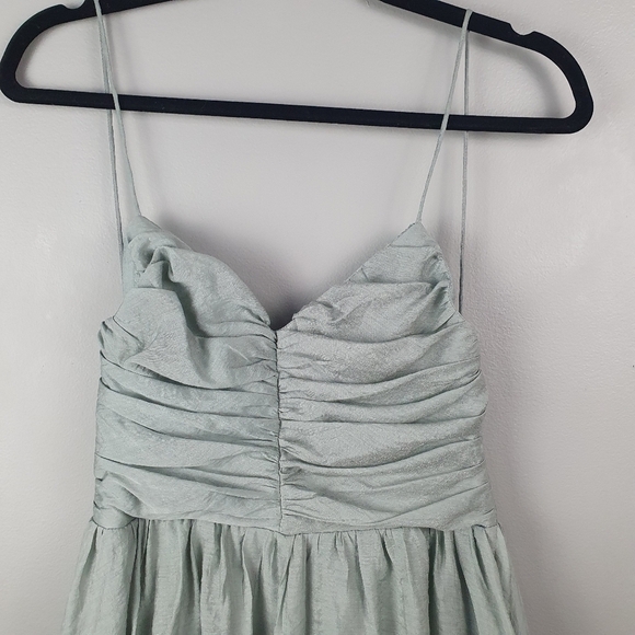 ANGEL BIBA Flowy Romper Low Back Spaghetti Strap Sage Green Women's‎ Size 10 - Picture 3 of 9